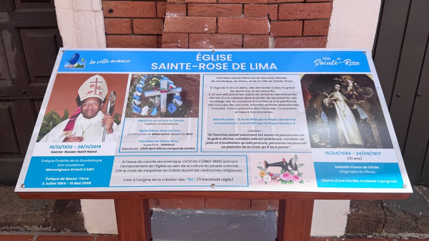 Sainte-Rose : L'Église Sainte-Rose de Lima, un héritage entre foi et culture locale