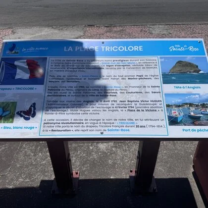L'histoire singulière de la Place Tricolore à Sainte-Rose
