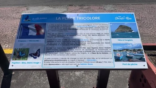 L'histoire singulière de la Place Tricolore à Sainte-Rose