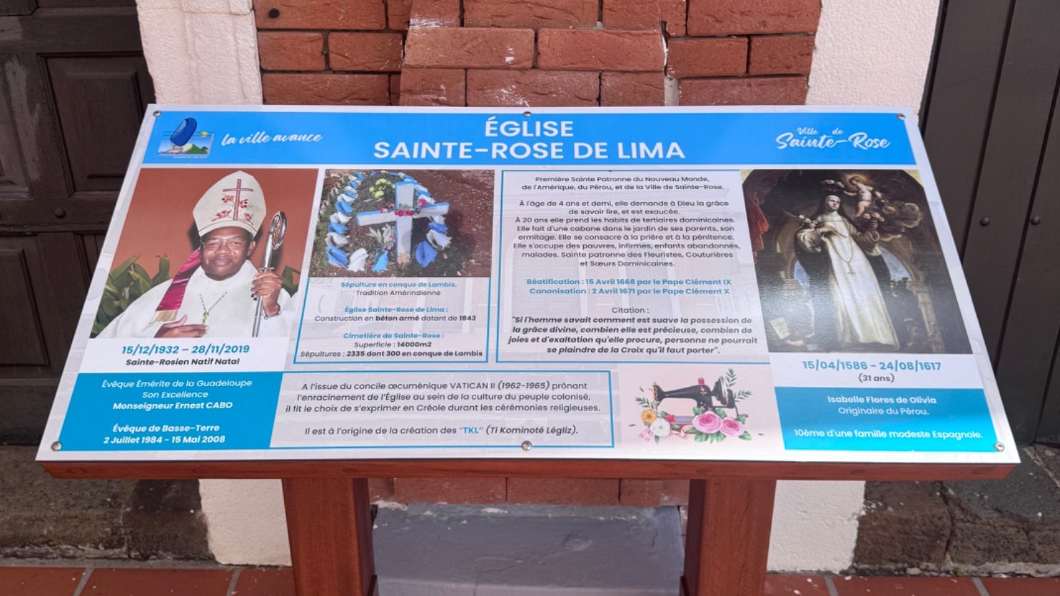 L'Église Sainte-Rose de Lima