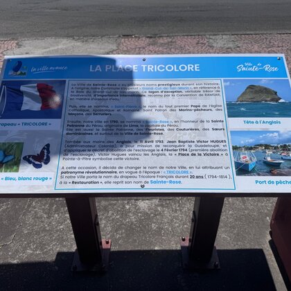 L'histoire singulière de la Place Tricolore à Sainte-Rose