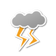 Orage faible ou modéré